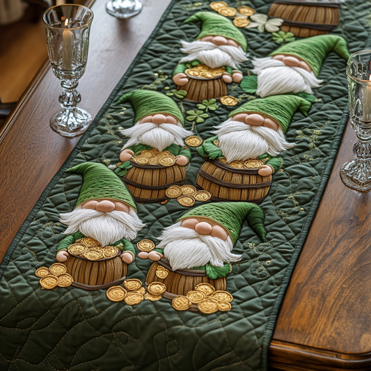 Gold Keeper Quilted Table Runner NCU0VH2544