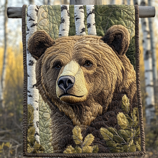 Golden Bear Quilted Blanket NCU0DV4474