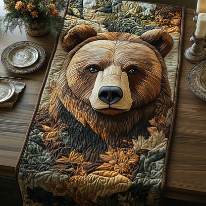 Bear Quilted Table Runner NCU0VT124