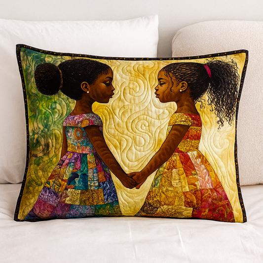 Golden Connection Quilted Bedding Pillow Case NCU0NT8070