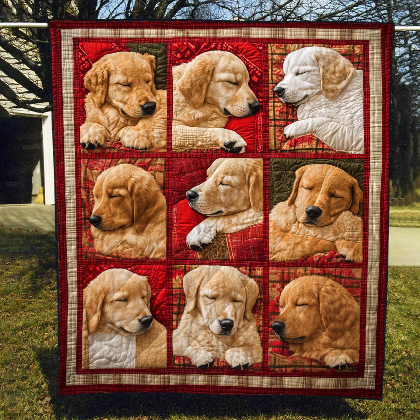 Golden Dreams Quilted Blanket NCU0PT1008