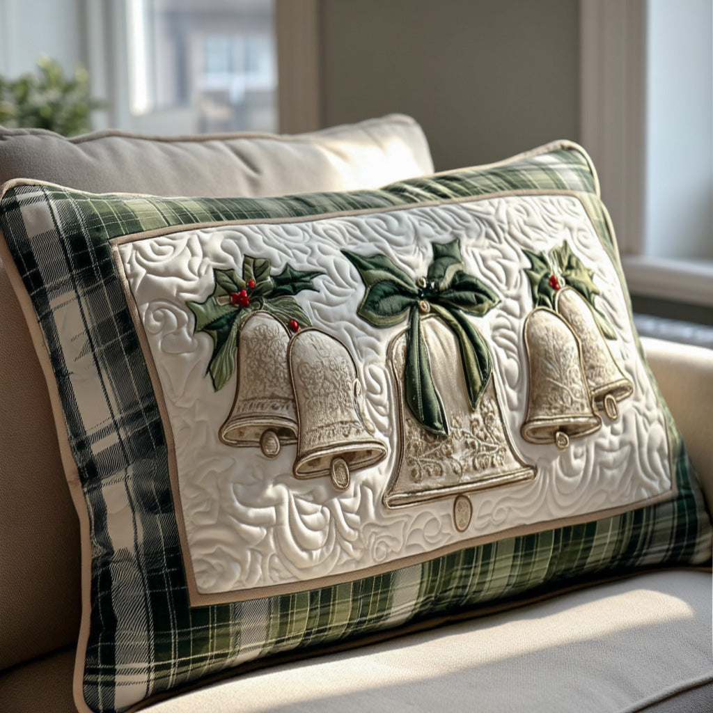 Golden Jingle Quilted Bedding Pillow Case NCU0PT9093