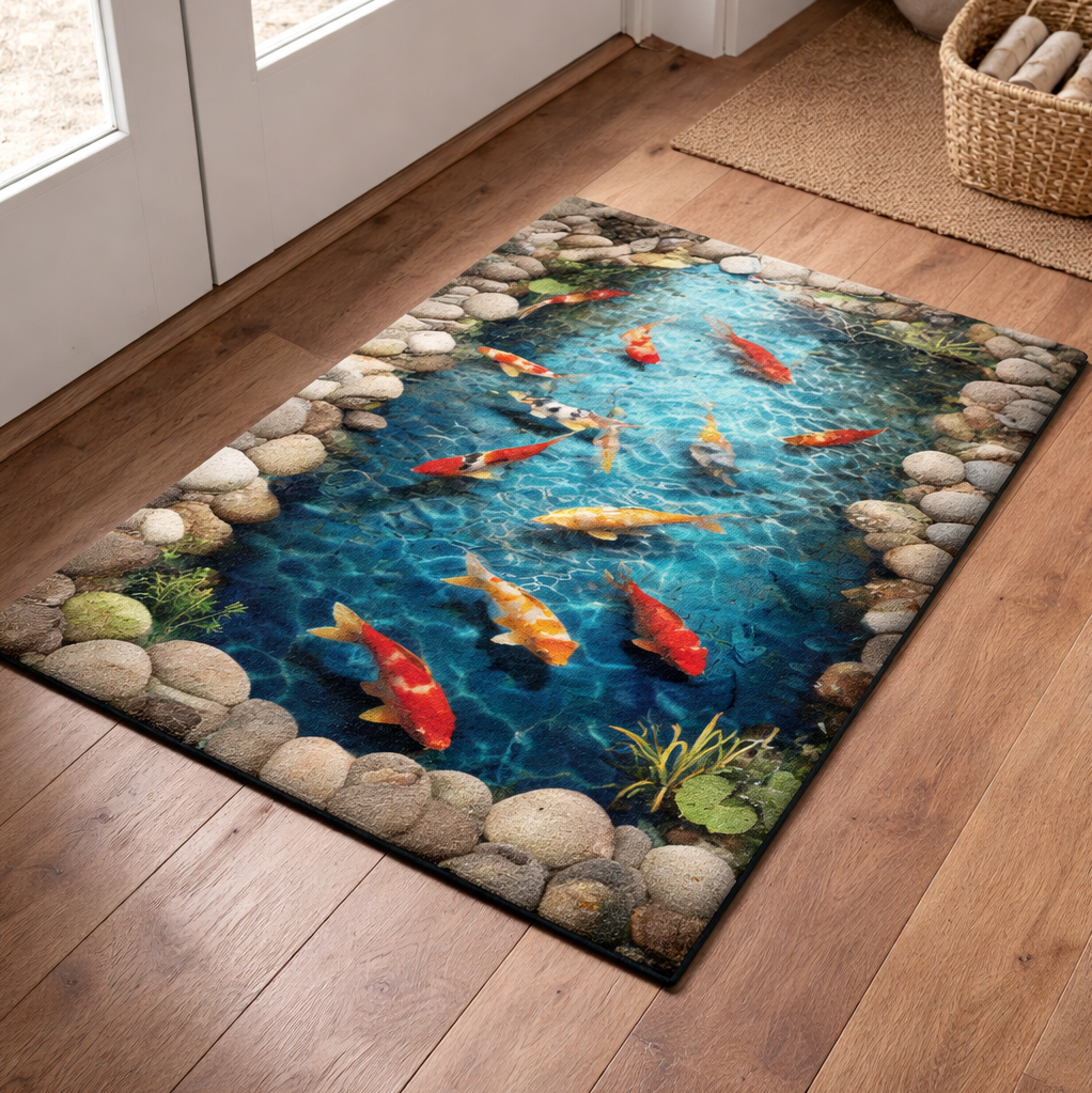 Golden Koi Pool Doormat NCU0TV1665