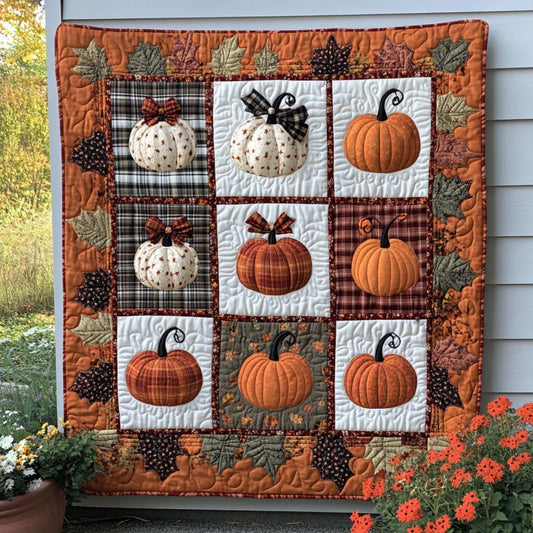 Golden Autumn Days Quilted Blanket NCU0NT8421