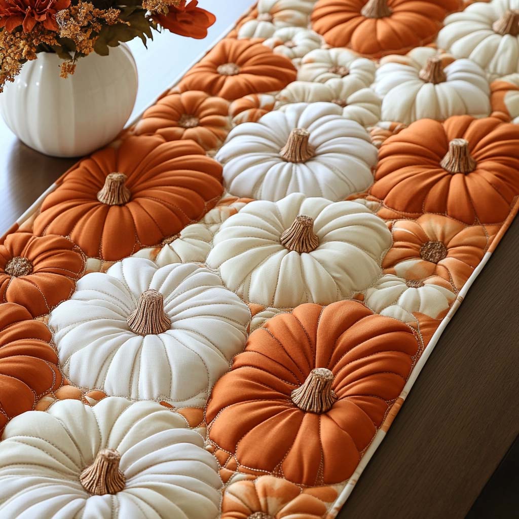 Fall Quilted Table Runner NCU0VT207 – Vantique