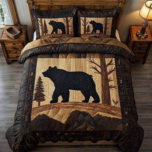Golden Bear 3-Piece Quilted Bedding Set NCU0NT10520