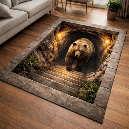 Golden Bear Area Rug NCU0TV1731
