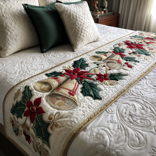 Golden Bells Quilted Bed Runner NCU0DK10052
