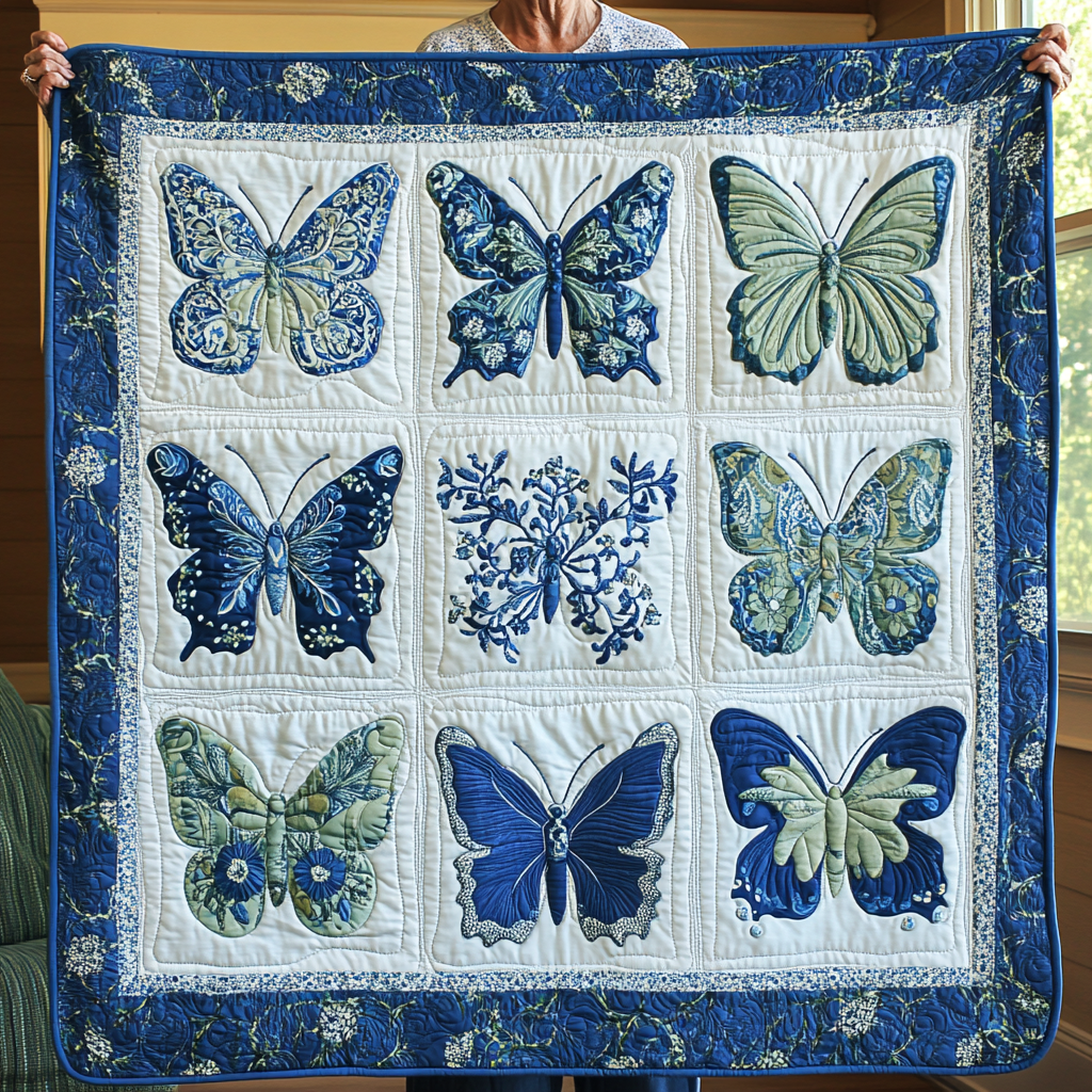 Golden Breeze Quilted Blanket NCU0VL1099