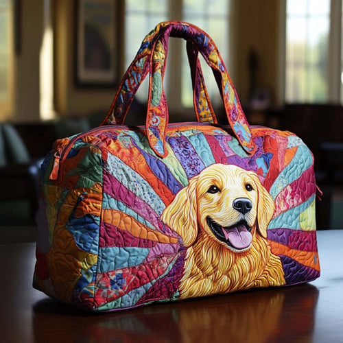 Golden Buddy Quilted Duffle Bag NCU0NT9657