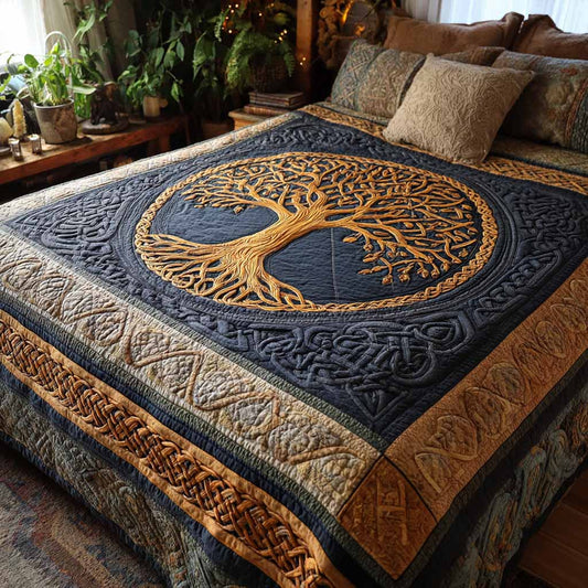 Golden Canopy Quilted Blanket NCU0XD2694