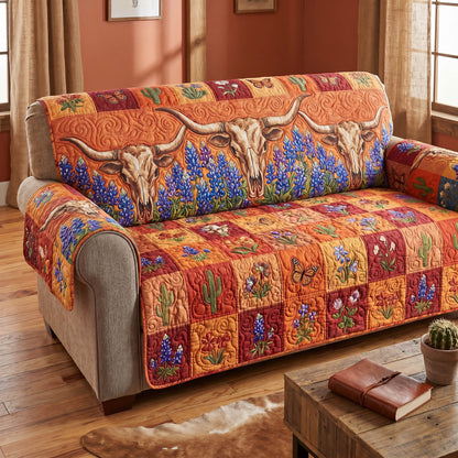 Golden Carcass Quilted Sofa Cover NCU0TD2753