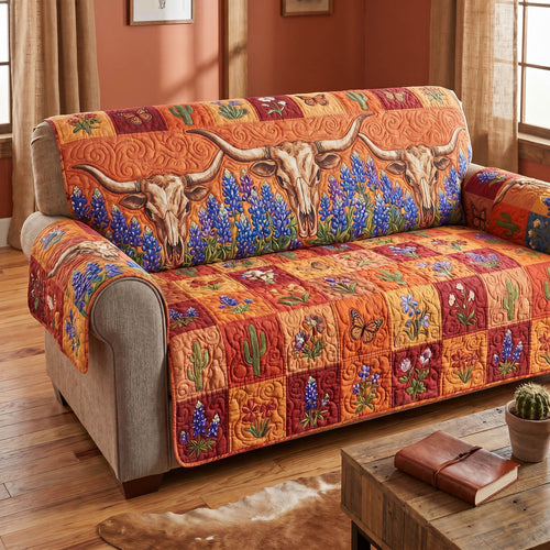 Golden Carcass Quilted Sofa Cover NCU0TD2753
