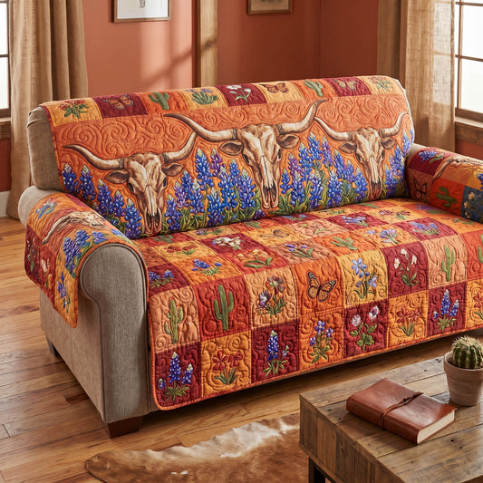Golden Carcass Quilted Sofa Cover NCU0TD2753