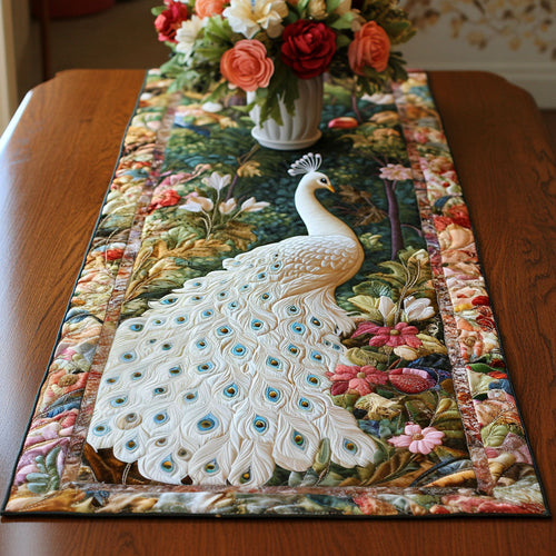 Golden Charm Quilted Table Runner NCU0NT3618