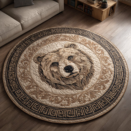 Golden Claw Quilted Round Mat NCU0DV7414
