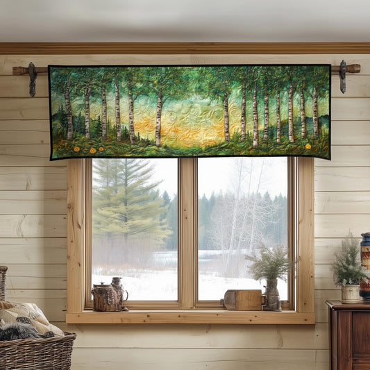 Golden Clearing Quilted Valance NCU0NT7178