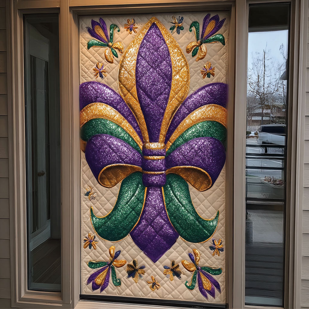 Golden Crescent Night Quilted Door Cover NCU0PT11066