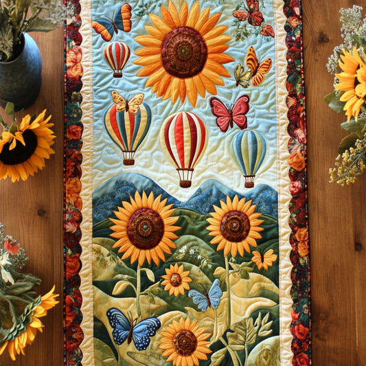 Golden Days Journey Quilted Table Runner NCU0PT5227