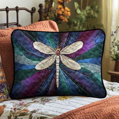 Golden Dragonfly Quilted Bedding Pillow Case NCU0DK3860