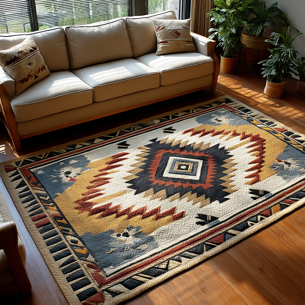 Golden Echo Area Rug NCU0DK10831