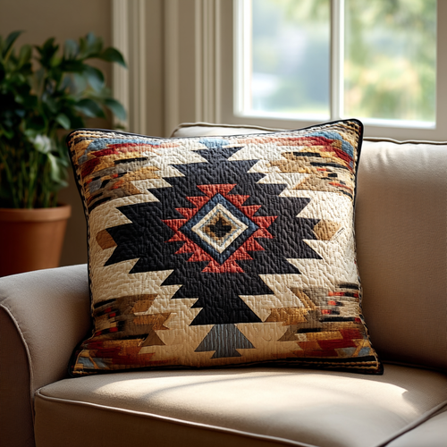 Golden Echo Quilted Pillow Case NCU0DK10831