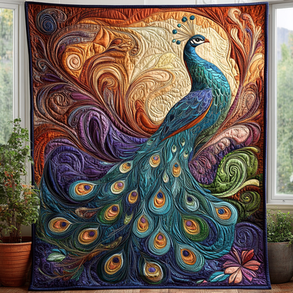 Golden Eyes Quilted Blanket NCU0DV3395