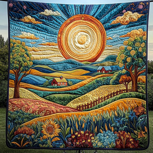 Golden Farm Quilted Blanket NCU0NT4237