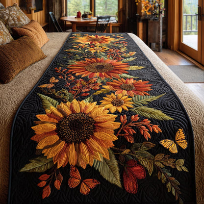 Golden Fields Quilted Bed Runner NCU0DV9475