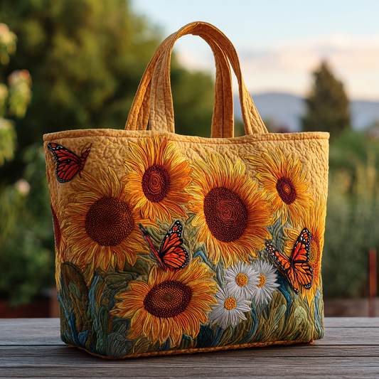 Golden Fields Quilted Tote Bag NCU0VL2821