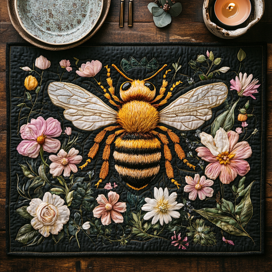 Golden Glow Hive Quilted Place Mat NCU0VH2510