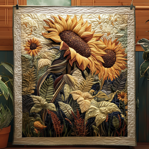 Golden Glow Quilted Blanket NCU0DV3425