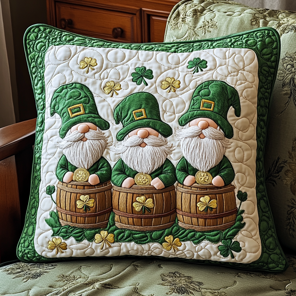 Golden Glow Quilted Pillow Case NCU0VH2578
