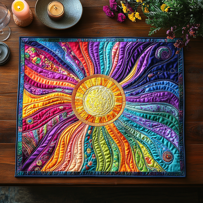 Golden Glow Quilted Place Mat NCU0DV3314
