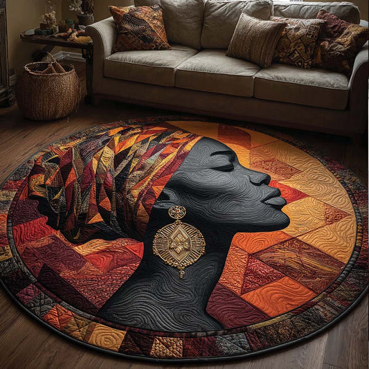 Golden Grace Round Carpet NCU0NT10714