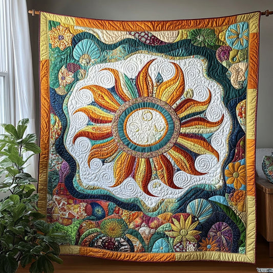 Golden Groove Quilted Blanket NCU0PT5528