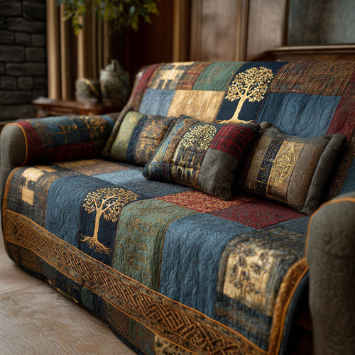 Golden Grove Quilted Sofa Cover NCU0PT11297