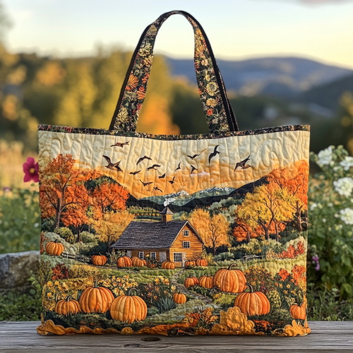 Golden Grove Quilted Tote Bag NCU0DK9382