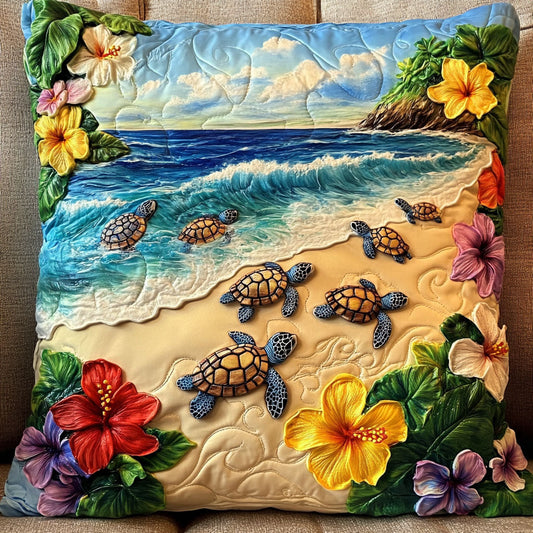 Golden Hatchlings Swim Quilted Pillow Case NCU0NT7063