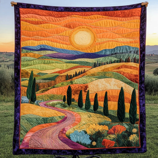 Golden Hills Quilted Blanket NCU0NT4338