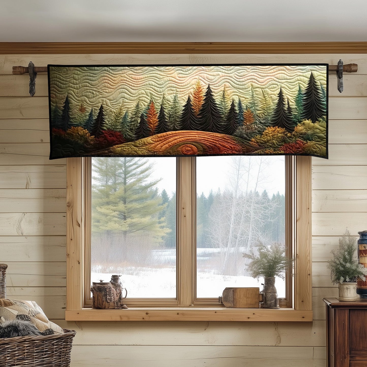 Golden Hills Whisper Quilted Valance NCU0NT7170