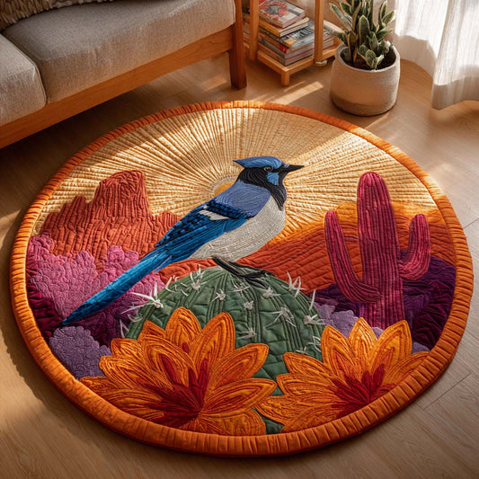 Golden Horizon Quilted Round Mat NCU0XD300