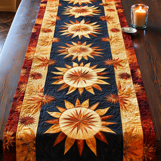 Golden Horizon Quilted Table Runner NCU0VH5790