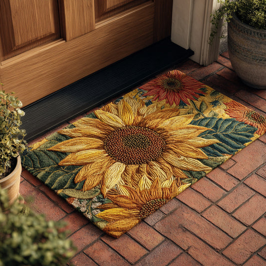 Golden Hour Sunflower Doormat NCU0HH500
