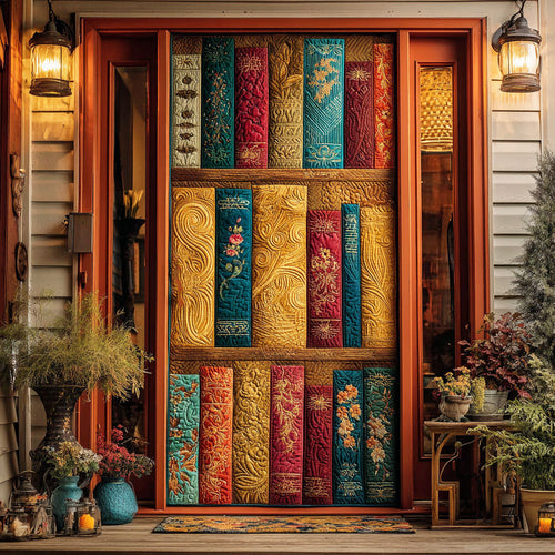 Golden Library Quilted Door Cover NCU0TV1085