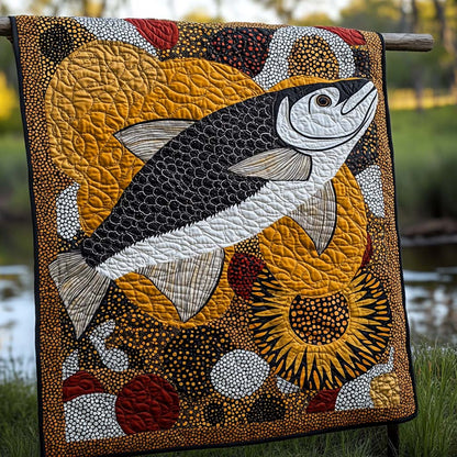 Golden Lure Quilted Blanket NCU0XD268