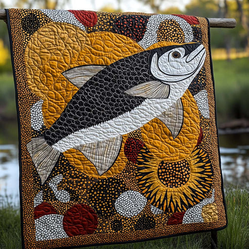 Golden Lure Quilted Blanket NCU0XD268