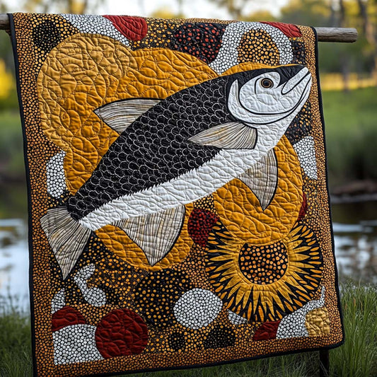 Golden Lure Quilted Blanket NCU0XD268