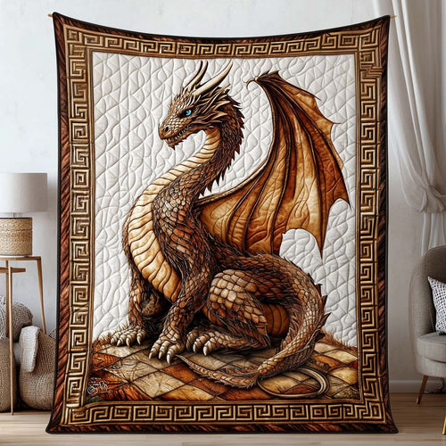 Golden Majesty Quilted Blanket NCU0NT9653