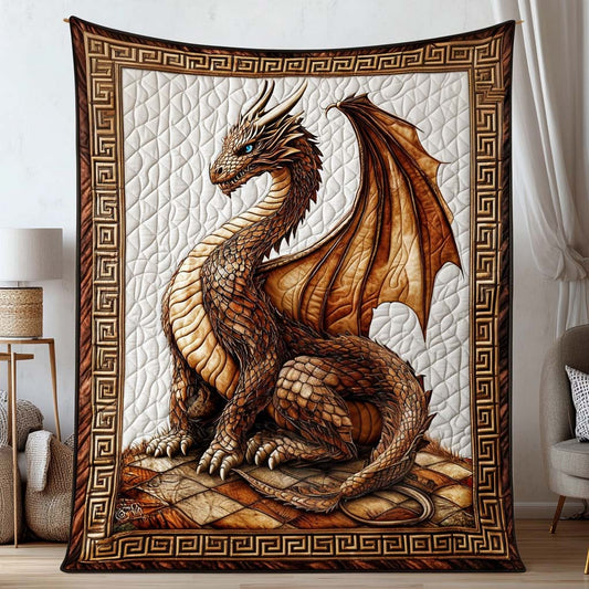 Golden Majesty Quilted Blanket NCU0NT9653